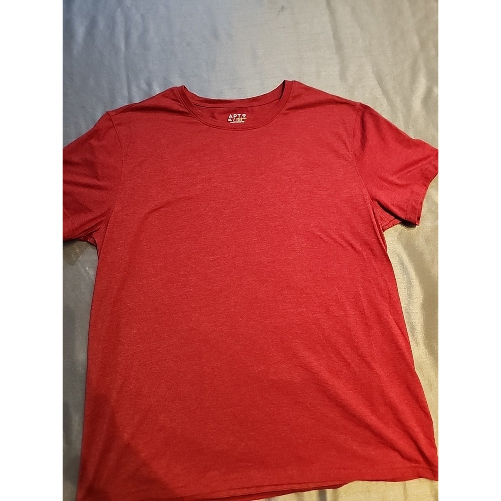 Apt 9‎ Premier Flex Slim Fit Lounge Tee Men's Size XL  Red